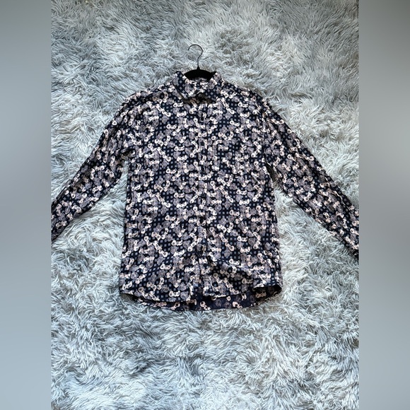 Othr Monochrome Floral Long Sleeve Shirt - Picture 1 of 5
